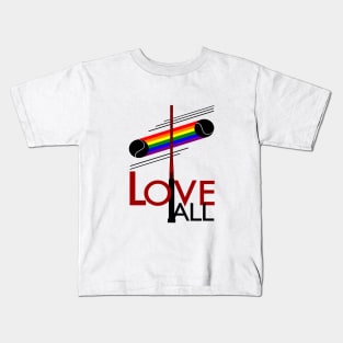 Love All Pride - Tennis Bauhaus Kids T-Shirt